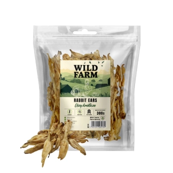 WILD FARM αυτιά κουνελιού 300g λιχουδιές για σκύλους
