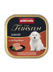 Animonda Dog Vom Feinsten Junior Πουλερικό συκώτι 150g