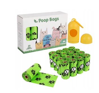 Σακούλες σκύλων 240pcs με δοχείο