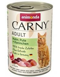 Animonda Cat Carny Adult Κοτόπουλο, Γαλοπούλα & Κουνέλι 400g