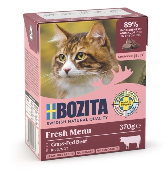 BOZITA Cat Chopped Beef Jelly 370g