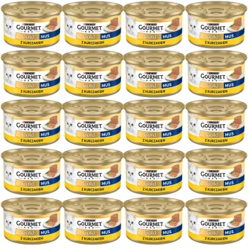 Purina Gourmet Gold Mousse με κοτόπουλο 72x85g