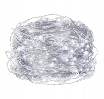 Φώτα καλωδίων 20 led με μπαταρία κρύο λευκό 2x aa 2m