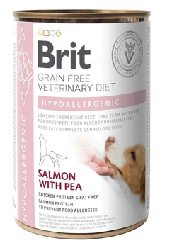 BRIT GF Veterinary Diets Dog Hypoallergenic 6x400g - υγρή τροφή για σκύλους