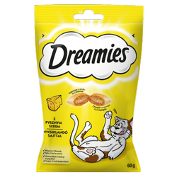 DREAMIES Σνακ για γάτες με τυρί 60g