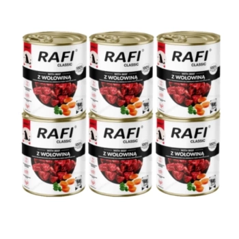 DOLINA NOTECI Rafi Classic υγρή τροφή για σκύλους με μοσχάρι 6x800g