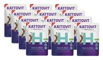 Kattovit Vital Care Μαλλιά & Δέρμα 12x85g