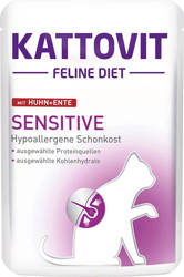 Kattovit Sensitive Κοτόπουλο με πάπια 85g
