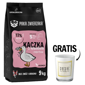 Pet Pack Seventh Heaven Πάπια με σολομό 9kg  + PAKA ZWIERZAKA - κερί PEPE