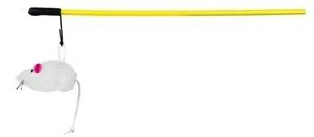 Trixie Γούνινο ποντίκι σε καλάμι ψαρέματος Γκρι