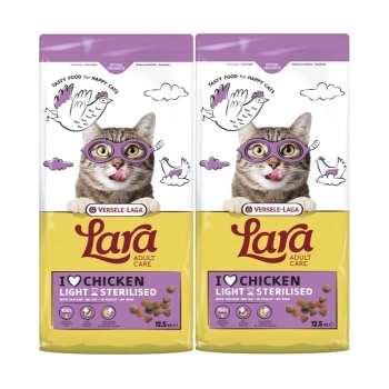 Versele-Laga Lara Adult Light Sterilized 2x12,5kg - τροφή για στειρωμένες γάτες