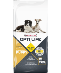 Versele-Laga Opti Life Puppy Medium με κοτόπουλο 12.5kg