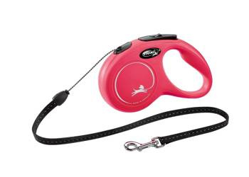 Flexi Leash Νέο κλασικό σχοινί S 5m έως 12kg Κόκκινο