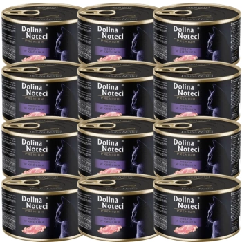 DOLINA NOTECI Premium για γάτες πλούσιο σε κουνέλι 12x185g