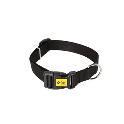 Dingo Strap κολάρο σκύλου με πλαστικό κούμπωμα Μαύρο 55cm