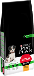 Purina Pro Plan Medium Puppy Optistart κοτόπουλο και ρύζι 12kg