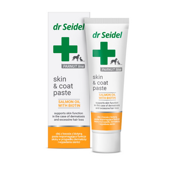 Dr Seidel Skin&Coat Paste - μια πάστα που υποστηρίζει τις λειτουργίες του δέρματος σε περίπτωση δερματοπάθειας και τριχόπτωσης 105g