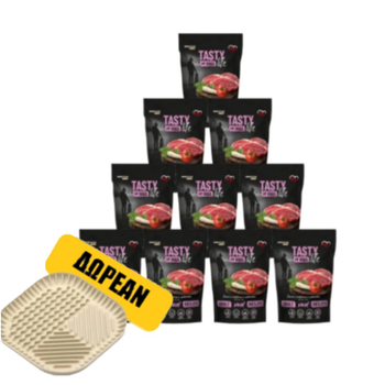 Tasty Dogs Life Μοσχαρίσιο πιάτο ζελέ 10x500g