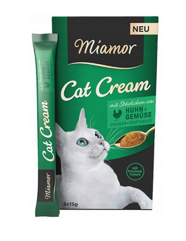 Miamor Πάστα κοτόπουλου και λαχανικών 5x15g