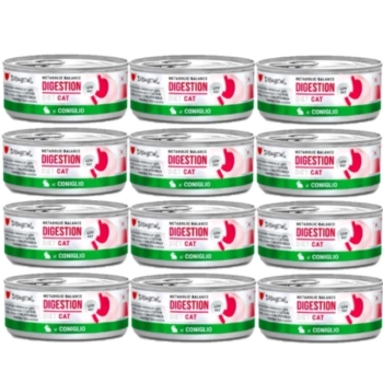 Disugual Υγρή Τροφή για Γάτες Veterinary DIGESTION Κουνέλι (ενήλικα) 12x85g