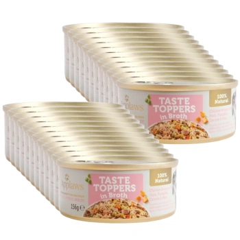 Applaws Taste Toppers Natural Wet Dog Food Κοτόπουλο με ζαμπόν και λαχανικά 24x156g