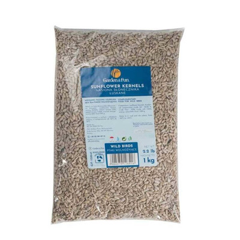 GARDEN FUN Ηλιόσποροι χωρίς κέλυφος για ελεύθερα πουλιά 1kg