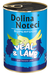 Dolina Noteci Superfood Μοσχάρι και αρνί 12x400g