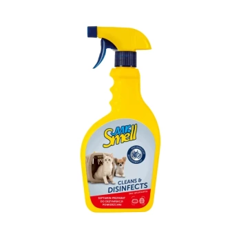 MR SMELL Cleans & disinfects 500ml για την απολύμανση επιφανειών, κλουβιών και μεταφορικών μέσων