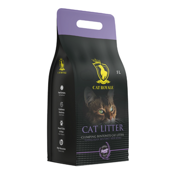 Cat Royale Λεβάντα Μπεντονίτης άμμος 5l