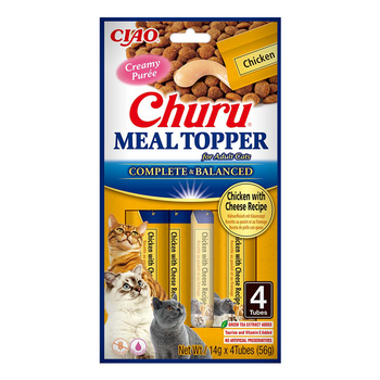 INABA Cat Meal Topper Κοτόπουλο με τυρί Συνταγή 4x14 (56g)