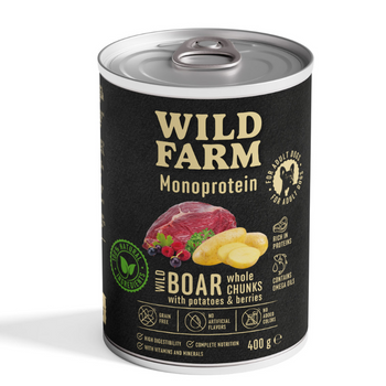 Wild Farm Monoprotein Wild Boar 400g υποαλλεργική τροφή για σκύλους