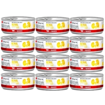 Disugual Υγρή Τροφή για Γάτες Veterinary RENAL Beef (ενήλικη) 12x85g