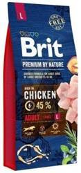 Brit Premium By Nature Adult L με κοτόπουλο 2x15kg