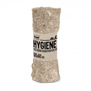 VITAPOL Hygiene+ Στρώμα κάνναβης με μαλλί για τρωκτικά και κουνέλια 50x60cm