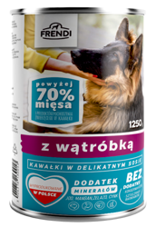 Κομμάτια Frendi σε λεπτή σάλτσα με συκώτι 1250g