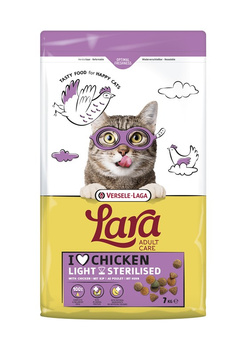 Versele-Laga Lara Adult Light Sterilized 7kg - τροφή για στειρωμένες γάτες