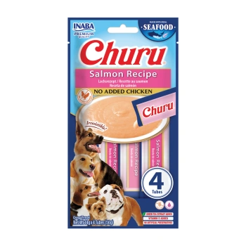INABA Dog Churu (με βάση το ψάρι) σολομός 4x14g (56g)