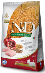 Farmina N&D Ancestral Grain Canine Adult Mini Chicken&Pomegranate 7kg