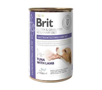 BRIT GF Veterinary Diets Dog Gastrointestinal Low Fat 400g- υγρή τροφή για σκύλους