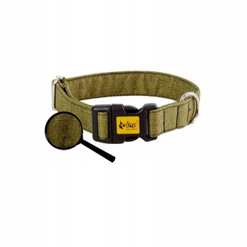 DINGO Scandi πράσινο υφασμάτινο κολάρο σκύλου 3.0 x 60cm