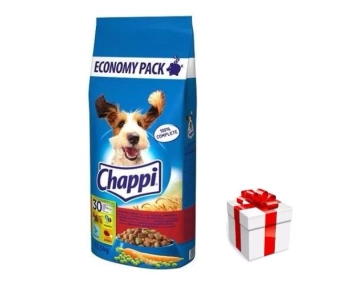 Chappi Ξηρά τροφή για σκύλους με βοδινό κρέας, πουλερικά και λαχανικά 13,5kg + ΕΚΠΛΗΞΗ