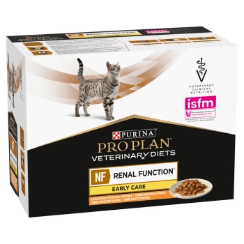 PRO PLAN Veterinary Diets NF Early Care Renal Function Cat υγρή τροφή με κοτόπουλο 10x85g