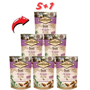 Carnilove Ημίρρευστο Σνακ, μαλακό σνακ με ρίγανη 200 γρ. 5+1 ΔΩΡΟ!!