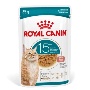 ROYAL CANIN υγρή τροφή για γάτες, Senior Aging 15+, σάλτσα 12x85g