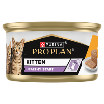 PRO PLAN Kitten Mousse με κοτόπουλο Υγρή τροφή για γατάκια 85g