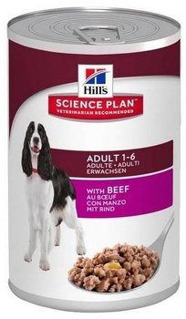 HILL'S SP Science Plan Canine Adult βοδινό κρέας 6x370g - κονσέρβα