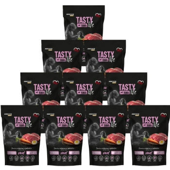 Tasty Dogs Life Junior Μοσχάρι σε Ζελέ 10x150g
