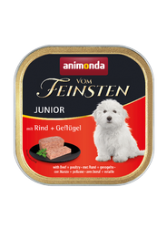 Animonda Dog Vom Feinsten Junior Μοσχάρι με πουλερικά 150g