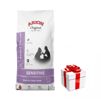 ARION Original Sensitive Adult Medium 12kg + ΈΚΠΛΗΞΗ ΓΙΑ ΤΟ ΣΚΎΛΟ ΣΑΣ