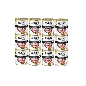DOLINA NOTECI Rafi Classic υγρή τροφή για σκύλους με πουλερικά 12x800g
